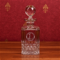 Krystof Crystal Buckingham Collection Hand-Cut Whiskey Decanter